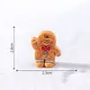 Figuritas en miniatura, adorables de hombre de jengibre navideño, perfectas para crear paisajes nevados, decoraciones DIY y como pequeños adornos de escritorio.
