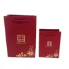 Bolsa Pequeña Roja de Lujo para Joyería, Empaque de Joyería, Bolsa Decorativa, Caja de Joyería, Bolso de Mano, Logo Personalizable, Piel de Vaca Blanca