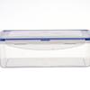 Caja de plástico para conservación de alimentos frescos, redonda, rectangular y cuadrada, para almuerzo, con forma de panal, sellada con cerradura
