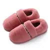 Novos sapatos de algodão para casa de outono e inverno para casais, sola acolchoada, quentes, pelúcia imitação de coelho, tudo-em-um, chinelos de algodão, atacado