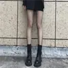 Medias de Malla Negra Sexy Jk de Seda para Mujer Crit Negro de Seda Pantimedias Base para Mujer Populares en Internet Medias de Seda Antiganchos