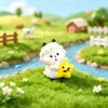 Micro-Paisaje Ovejas Lindas Animales en Miniatura Decoración de Jardín DIY Accesorios Adornos Miniatura para Coche