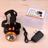Linterna frontal LED con luz potente, recargable, ultrabrillante, linterna pequeña de cabeza con batería de litio, especializada para pesca, lámpara minera con duración de batería ultralarga