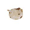 Fornecimento Direto da Fábrica Prato Cerâmico Pintado à Mão Formato de Gato Fofo Embossado Cor Sob Esmalte Prato para Lanches de Vegetais Prato de Sobremesa Prato de Porcelana Chinesa
