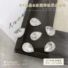K9 Alta Qualidade Cristal de Gelo Branco Banhado a Prata Cristal Branco Rachadura de Gelo Diamante Açúcar de Gelo Ovo de Pombo Acessórios para Nail Art Item de Venda Quente de Luxo