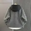 Sudadera con capucha tipo pullover de retazos estilo retro americano para hombre, otoño e invierno, engrosada, cálida, casual, versátil, holgada, moderna