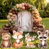 Placa Grande de Decoração para Chá de Bebê com Animais da Floresta, Suprimentos para Festa de Aniversário com Animais da Floresta, Placa de Jardim de Pé