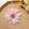 Versión coreana de súper hada suave gasa pluma rosa diy Joker pasador accesorios para el cabello accesorios para ropa de mujer venta al por mayor