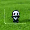 Dia dos Mortos Esqueleto e Fantasma Figurinhas Fofas Transfronteiriças, Decorações DIY para Micro Paisagismo, Enfeites para Mini Carros