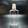 Fabricante Botella de Plástico para Enjuague Bucal de 500 ml Tapa de Cuerno Transparente Plana Botella para Cuidado Bucal de Mascotas Cintura Botella tipo Miel