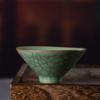 Copa Dou Li de Celadón de Longquan Copa Maestra de Cerámica Copa para Degustación de Té Juego de Té Kung Fu para el Hogar Taza de Té Tazón de Té Pequeño Copa Individual