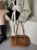 2026 Bolso Tote Nuevo de Piel de Vaca Mate para Mujer, Bolso Boston Tipo Bowling Simple Versátil, Bolso de Hombro Texturizado para el Trabajo