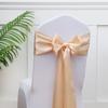 Venta al por mayor de fábrica cinta de satén de color sólido para banquete, decoración de respaldo de silla de boda, funda para silla, lazo, flor, cinturón, accesorios