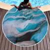Suministro Directo de Fábrica Toalla de Playa Redonda Estampada Chal Impreso Asimétrico 3D Digital Tapete de Almuerzo Tapete de Yoga