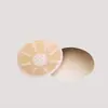 Adhesivos de silicona invisibles transpirables anti-luz para pezones, tela de silicona anti-golpes, adhesivos transpirables para pezones para vestido de novia, en stock, venta al por mayor