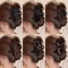 Pinza de Tiburón con Lazo Consciente del Diseño para Nicho, Sensación de Alta Gama, Pinza de Garra para Cola de Caballo Alta para la Parte Posterior de la Cabeza, Pinza para el Cabello Linda y Elegante