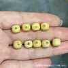Cráneo de Calavera Tallado en Jade con Pasta Dorada Estilo Tíbet Pescado Accesorio DIY Cuentas Sueltas Semilla de Coco Rudraksha 108 Cuentas Budistas