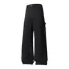 Pantalones de Trabajo Americanos Retro de Verano para Hombre, Pantalones de Trabajo Rectos Acampanados, Jeans de Corte Limpio Ajustados