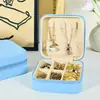 Portátil Europea Princesa Viaje Corea del Sur Caja de Joyería Caja de Almacenamiento Mini Joyería Joyería Joyería Empaque Anillo