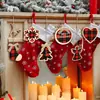 Árbol de Navidad Bola de Navidad Campana Calcetín de Navidad Alce Ángel Amor y Copo de Nieve Adorno Colgante Timbre de Puerta Productos de Madera