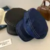 2026 Novo Boina de Sarja Vintage Resistente para Mulheres, Boina Newsboy Artística de Outono de Alta Qualidade, Chapéu de Pintor Versátil