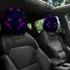 Funda de reposacabezas de coche de terror y divertida, funda de asiento a prueba de polvo, almohada de coche y funda de almohada para el cuello altamente transpirables
