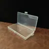 Caja de Plástico Transparente Rectangular Grande de PP, Caja de Almacenamiento para Manuales, Papelería, Caja de Almacenamiento a Prueba de Polvo para Joyería de Collares
