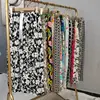 Pantalones de pijama de algodón para mujer, verano, finos, estampados, casuales, de pierna ancha, pueden usar mujeres embarazadas, comercio exterior, pantalones de talla grande