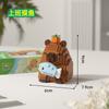 Figurina de Bloque de Construcción de Panda Lindo Transfronteriza Caja Sorpresa Hua Hua Columpiándose en el Columpio Ensamblaje Educativo Juguetes para Niños Mayoreo