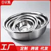 Tina Grande de Acero Inoxidable para Uso en Cocina Doméstica, Tina Engrosada Multifuncional para Lavar Verduras, Mezclar Masa, Lavarse la Cara y Lavarse los Pies, Fabricante