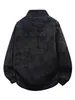 M-8XL Chaqueta Sencilla de Cuello Alto de Piel Sintética, Unisex, Corte Holgado, Abrigo de Cuero a la Moda, Casual, Dropshipping Disponible