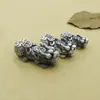 999 pé de prata novo 3D dinheiro corajoso sorte fortuna joias DIY feitas à mão acessórios pulseira com contas
