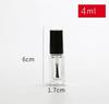 Em estoque 5ml 10ml 15ml sem impressão frasco de vidro para esmalte frasco vazio frasco de embalagem suprimentos para unhas com tampa
