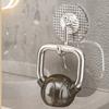 Gancho Adhesivo de Lujo Ligero, Fuerte Soporte de Carga, Gancho Adhesivo para Baño Inodoro Sin Perforaciones, Gancho para Toalla Sin Rastro para Pared o Detrás de la Puerta, Sin Clavos