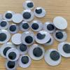 Acessórios para Olhos de Boneca de Brinquedo Artificial Feitos à Mão DIY Adesivo Autoadesivo Preto e Branco Olho Móvel Patch de Olho de Peixe