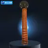 Intercambiador de calor de serpentín de tubo aleteado para caja de cambios