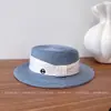 Estilo Hepburn Moda Cinta Protector Solar Sombrero de Paja Mujer Verano Elegante Versátil Elegante Sombrero de Copa Plana Sombrero de Sol para Viajes al Aire Libre