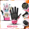 Guantes Vilker para Moto Todoterreno con Pantalla Táctil de Dedo Completo, Primavera, Verano y Otoño, para Bicicleta de Montaña, Descenso, Deportes al Aire Libre, Frisbee