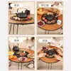 Fogão para cozinhar chá mesa de camping ao ar livre fogão a carvão para churrasco rack de churrasco doméstico multifuncional sem fumaça fogão de aquecimento