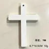 Accesorios Transfronterizos de Halloween, Elegante Cadena Larga para Suéter de Madera con Cruz Estilo Retro Oscuro para Hombres y Mujeres