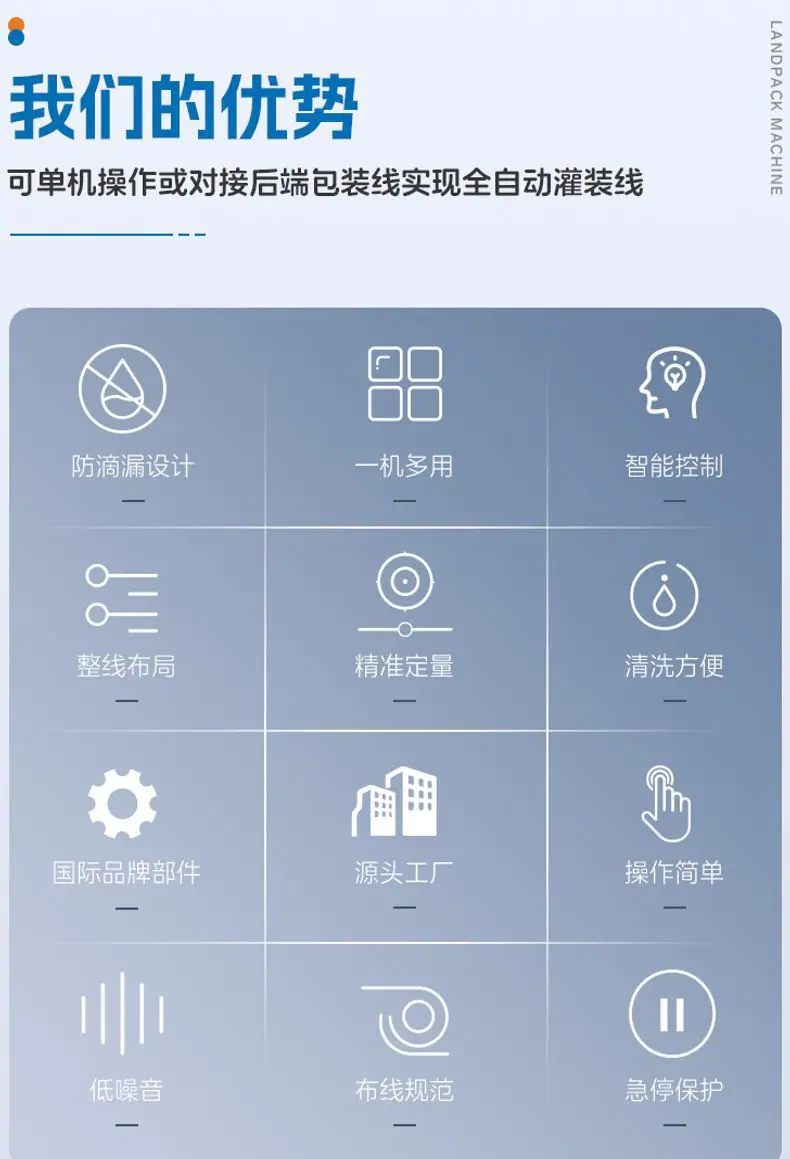 液体灌装机(理瓶机+8头灌装机+压盖机+蒸汽收缩炉+贴标机+
