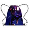 Mochila con cordón y estampado de Spiderman para estudiantes, bolso informal de bolsillo, novedad transfronteriza