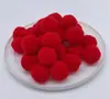 Ponto alta elasticidade pompom bolas de pelúcia coloridas bolas de pelo de poliéster pompons pequenos DIY brinquedos infantis sapatos chapéus acessórios