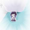 Insignia Acrílica de Anime de Dibujos Animados Demon Slayer: Kimetsu No Yaiba Tanjiro Nezuko Mariposa Ninja Broche Lindo Al Por Mayor