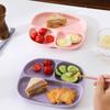 Prato de Jantar Cerâmico Nórdico com Divisórias Criativo para Casa Prato de Café da Manhã 211 Separador Quantitativo Prato de Jantar para Redução de Gordura Prato de Jantar Infantil