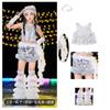 Ropa de Baile Jazz para Niñas Hip-Hop Genial y Atractiva Moda Elegante para Niñas Traje de Pasarela Ropa de Moda Urbana Hiphop para Niños