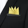 Lenço de Bolso Formal Masculino para Negócios Casamento Estilo Britânico Coreano Inserção Direta Quadrado Lenço de Peito Sem Dobras