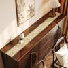 Alfombrilla Transparente Estilo Chino para Aparador Vidrio Blando Transparente Mantel de PVC Protector para Encimera de Mueble de TV Zapatero