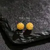 Prata 925 Banhada a Ouro Seiko Seis Palavras Esfera Oca Contas Acessórios DIY Novo Estilo Chinês Acessórios de Contas