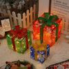 Caja de Regalo Led Navideña Transfronteriza con Luces, Luces con Forma Navideña, Decoraciones de Escena, Luces Decorativas, Luces de Colores, Luces Mágicas